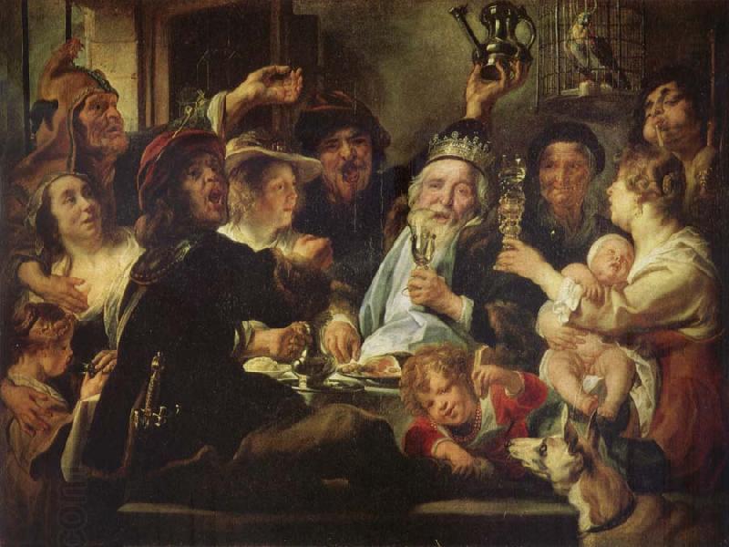 Jacob Jordaens The Bean King oil painting picture